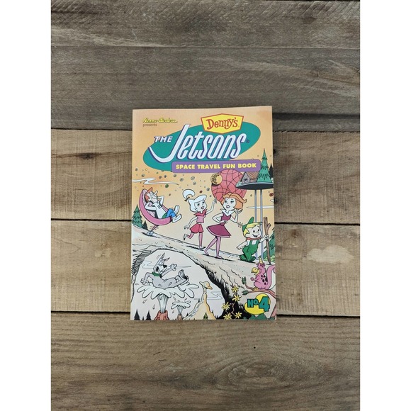 Vtg 1992 Denny's Hanna-Barbera Presents The Jetsons Space Travel Fun Book No. 4 - Picture 1 of 10